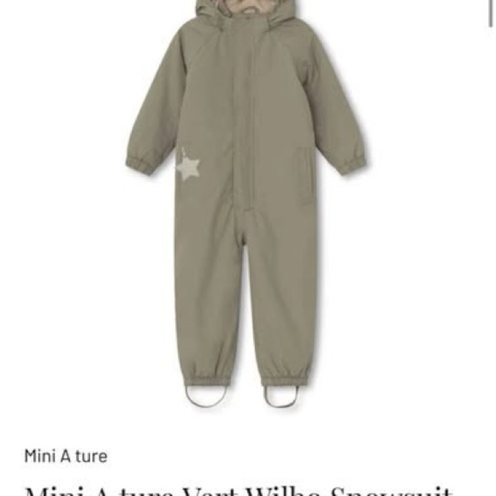 Mini a ture kids toddler snowsuit winter